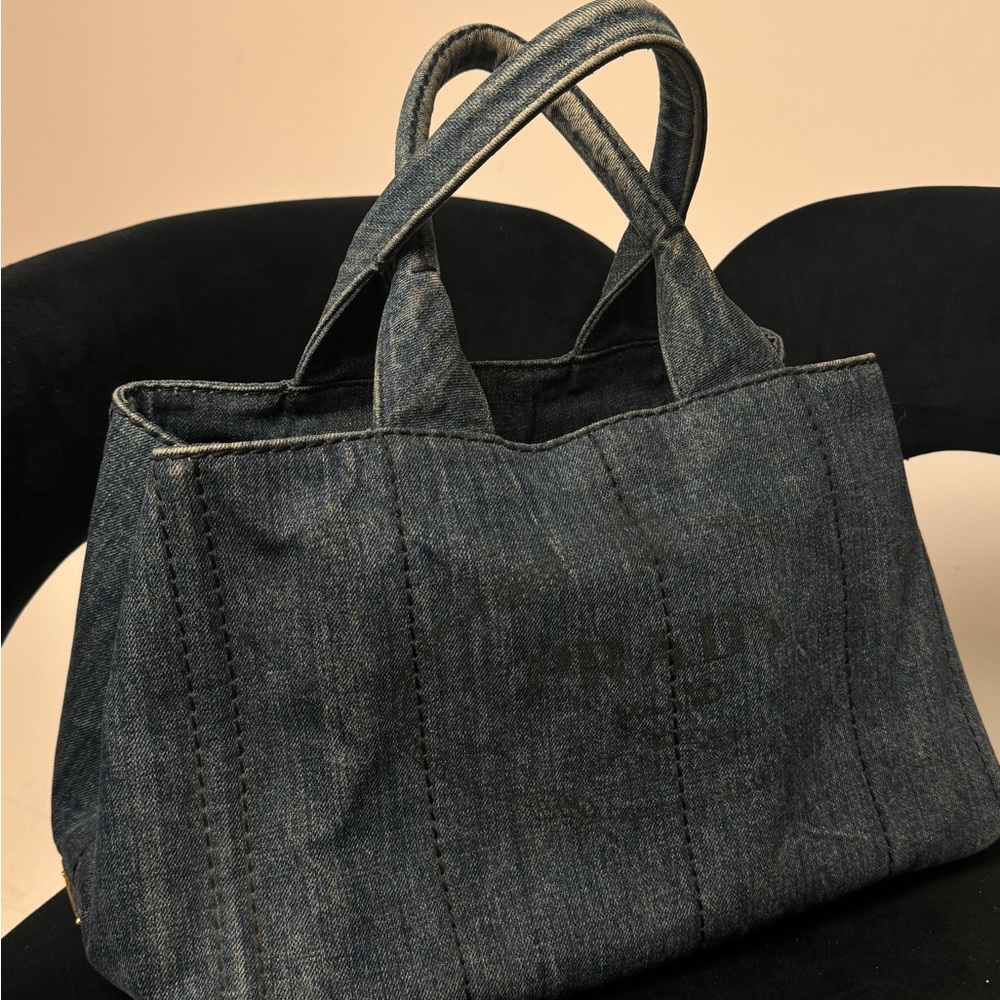 Prada Denim Canapa - Authentic - Picture 8 of 10